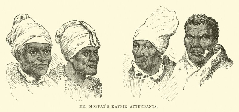 Dr Moffats Kaffir görevlileri by English School