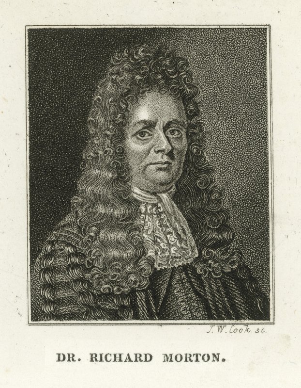Dr Richard Morton (gravür) by English School