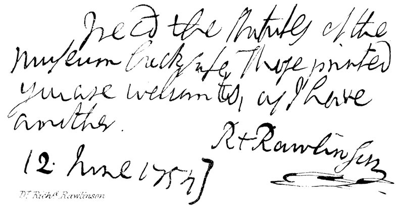 Doktor Richd Rawlinson by English School