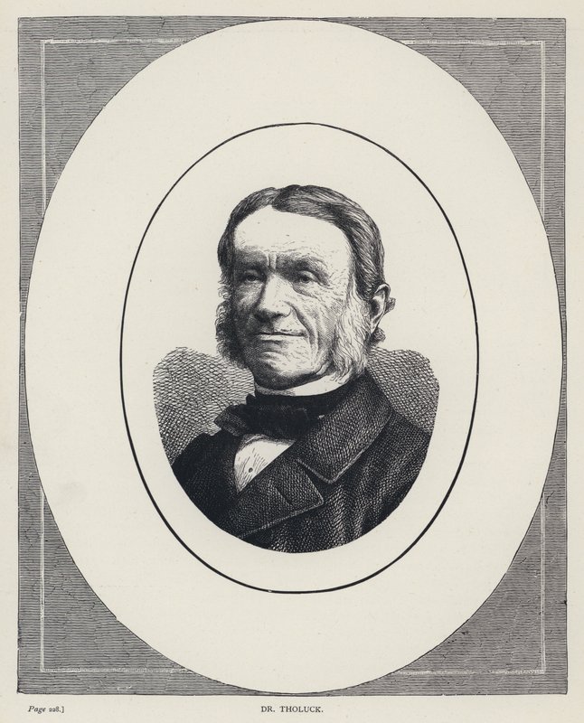 Dr Tholuck (gravür) by English School