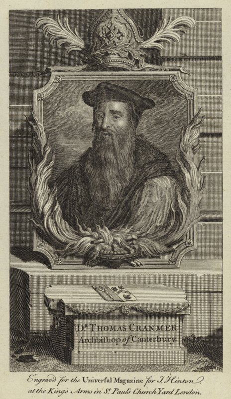 Dr Thomas Cranmer, Canterbury Başpiskoposu by English School