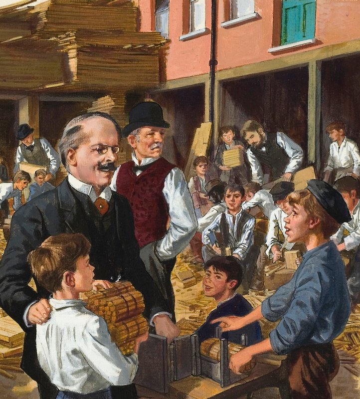 Dr. Thomas John Barnardo (1845-1905) (kağıt üzerine guaj) by English School