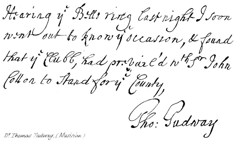 Dr Thomas Tudway, (Müzisyen) by English School
