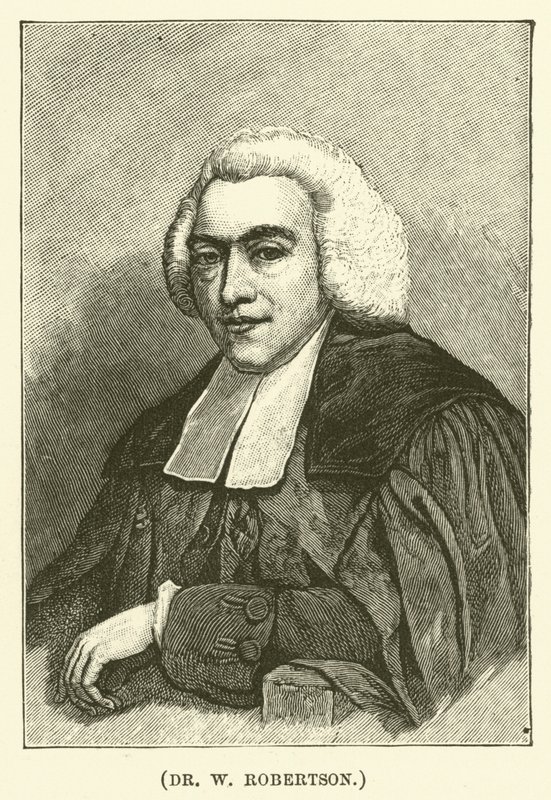 Dr W Robertson (gravür) by English School