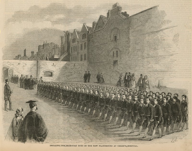 Bluecoat erkeklerini delmek by English School