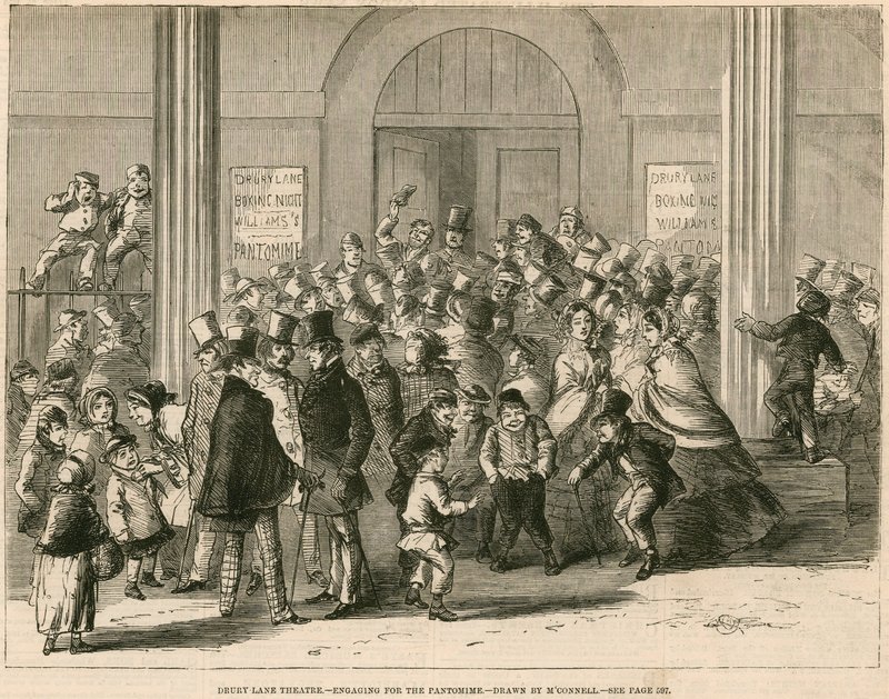 Drury Lane Tiyatrosu, Londra - Pandomim için ilgi çekici by English School