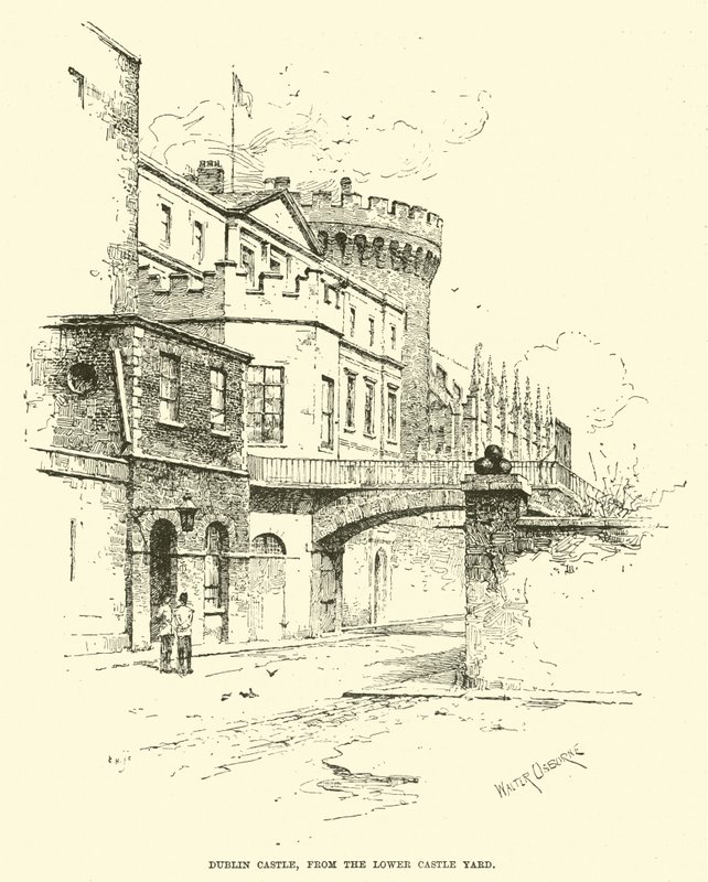 Aşağı Kale Bahçesinden Dublin Kalesi, by English School