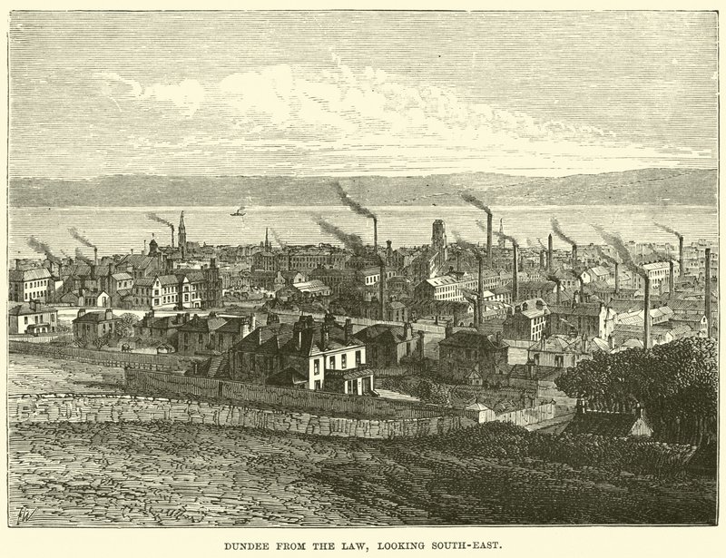 Kanundan Dundee, Güneydoğuya bakıyor by English School