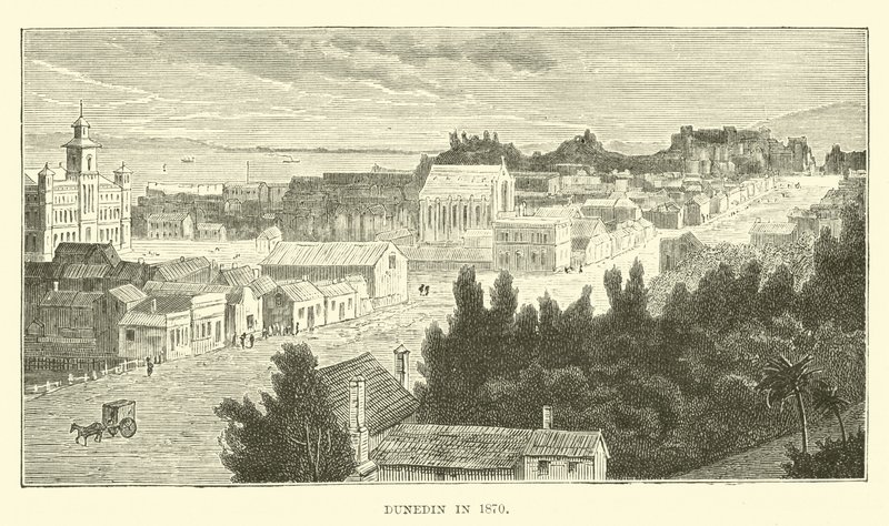 1870 yılında Dunedin by English School