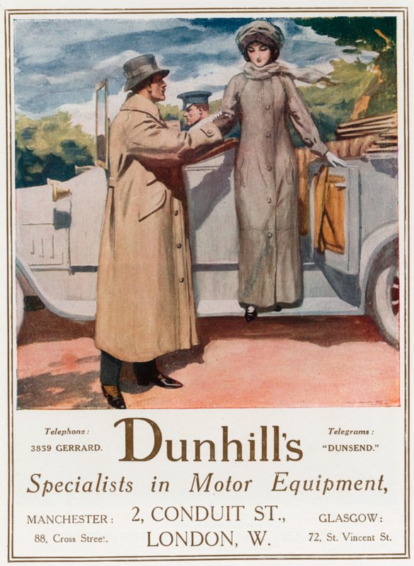 Dunhills, motor ekipmanı uzmanları, 2 Conduit Street by English School