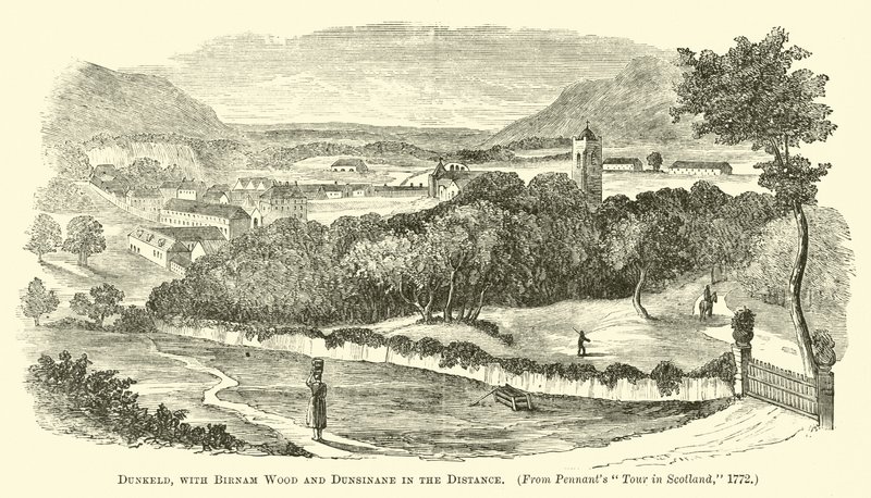 Dunkeld, Birnam Wood ve Dunsinane ile Uzakta by English School