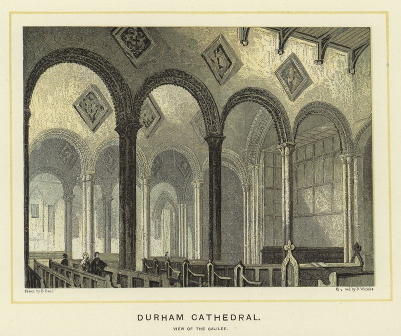 Durham Katedrali, Celile manzarası by English School