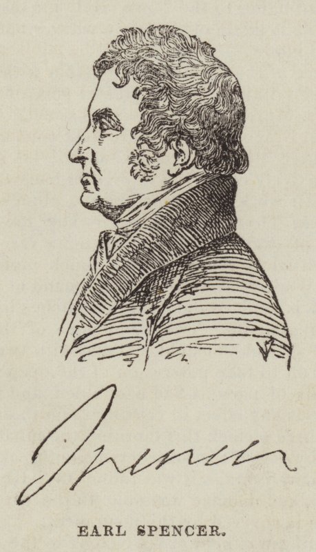 Earl Spencer (gravür) by English School