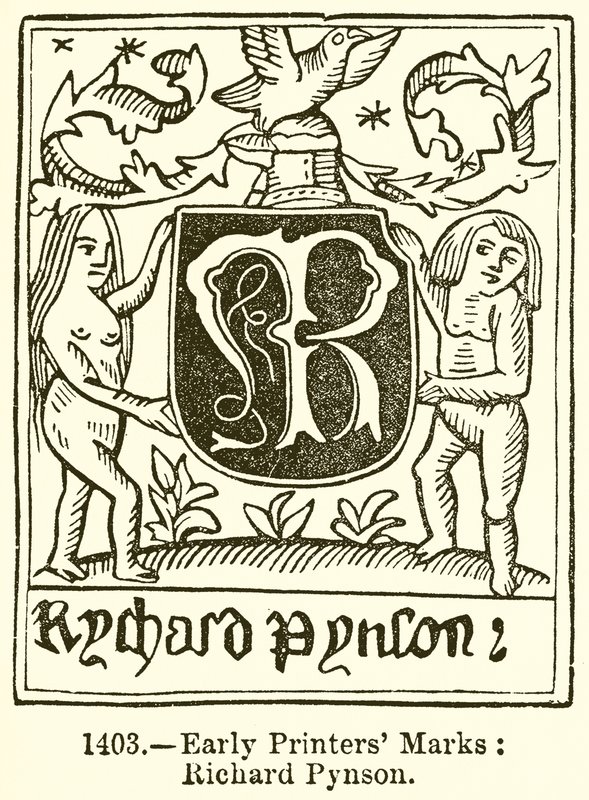 Erken Yazıcı Markaları: Richard Pynson by English School