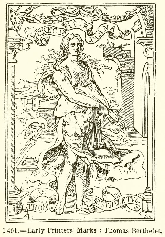 Erken Yazıcı Markaları: Thomas Berthelet by English School
