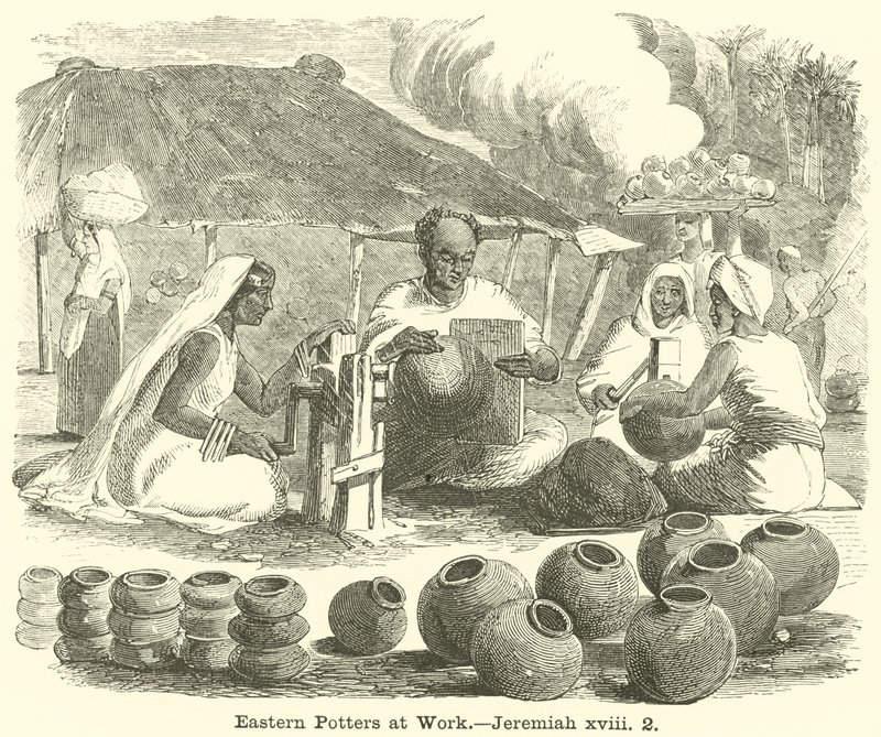 Eastern Potters İş Başında, Jeremiah, xviii, 2 by English School