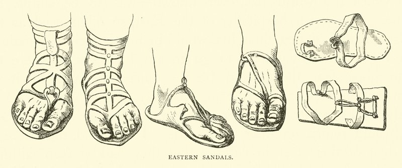 Doğu sandaletleri by English School