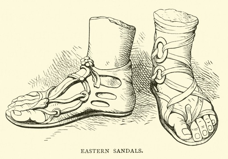 Doğu sandaletleri by English School