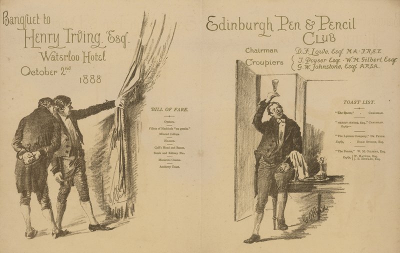Edinburgh Kalem ve Kalem Kulübü: Henry Irving