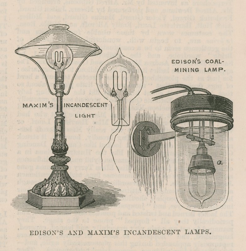 Edison ve Maxims Akkor lambalar by English School