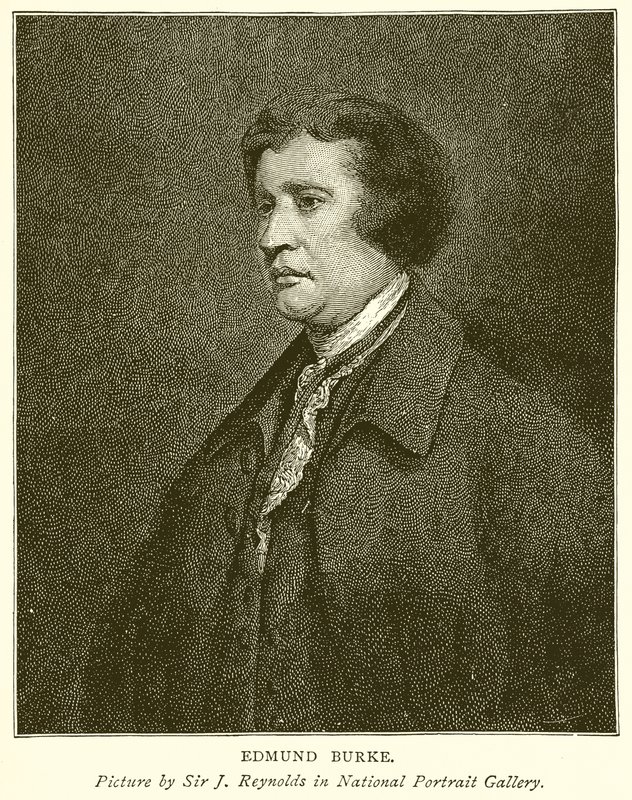 Edmund Burke by English School