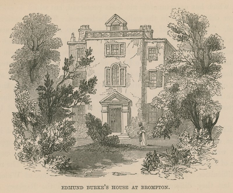Edmund Burkes Evi, Brompton, Londra by English School