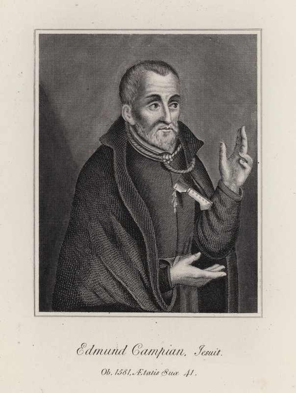 Edmund Campian (gravür) by English School