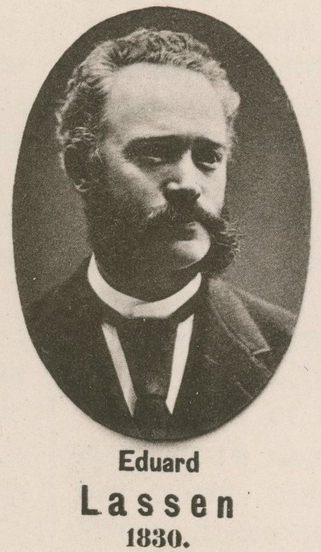 Eduard Lassen (gravür) by English School