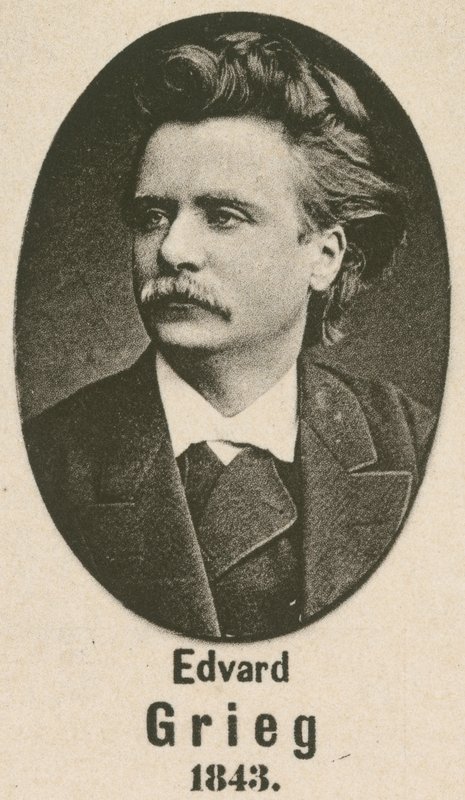 Edvard Grieg (gravür) by English School