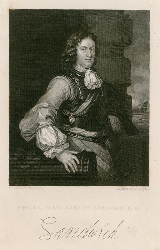 Edward Montagu, Sandviç Kontu by English School