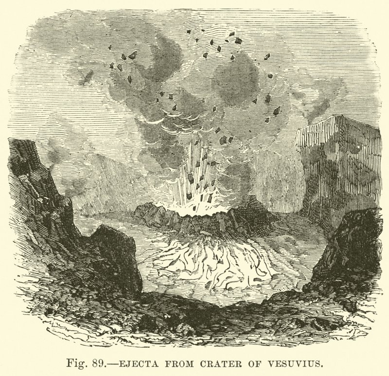 Vezüv Kraterinden Ejecta by English School