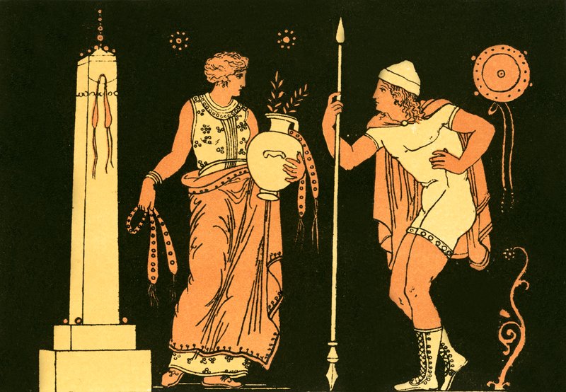 Elektra ve Orestes by English School