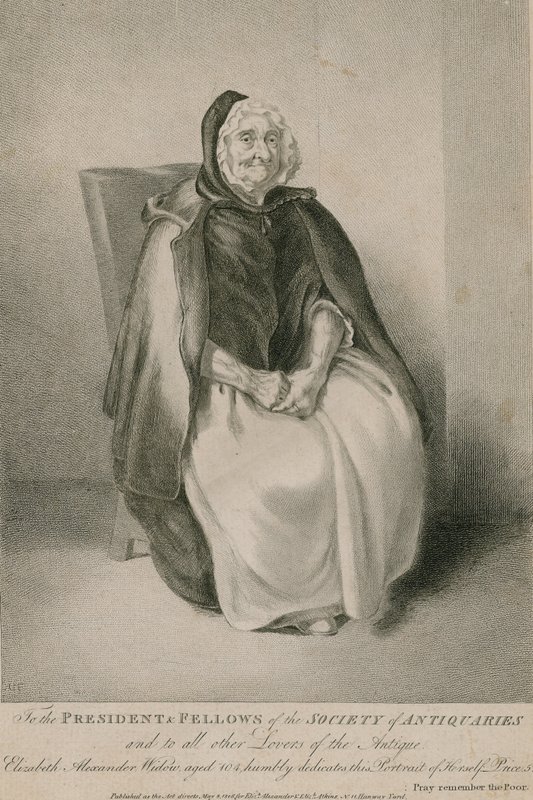 Elizabeth Alexander, dul, 104 yaşında by English School