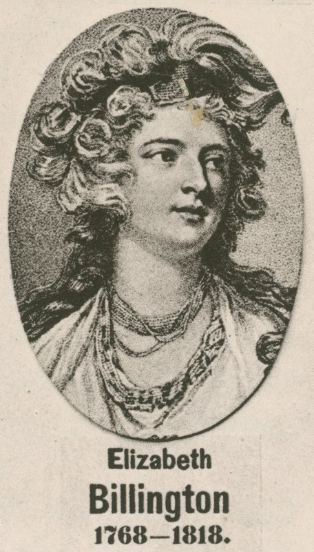 Elizabeth Billington (gravür) by English School