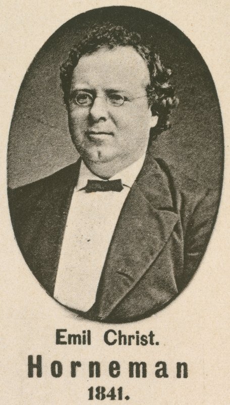Emil Christian Horneman (gravür) by English School