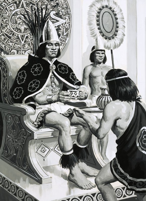 Aztek İmparatoru Montezuma kakao içmeyi severdi by English School