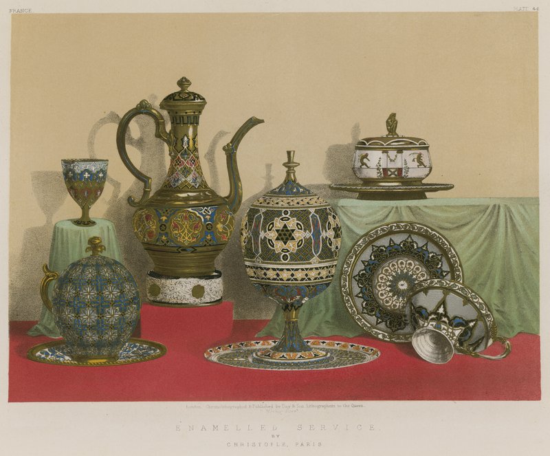 Emaye Servis, Christofle, Paris by English School