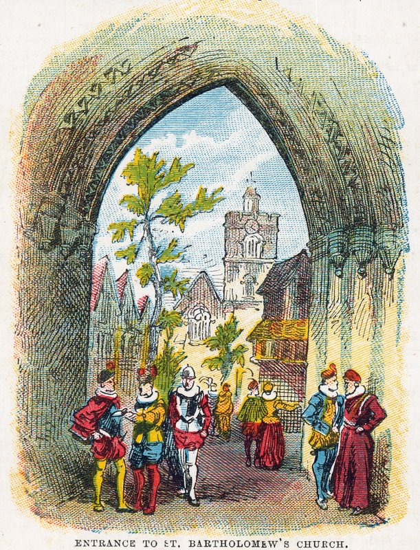 St Bartholomew kilisesine giriş by English School