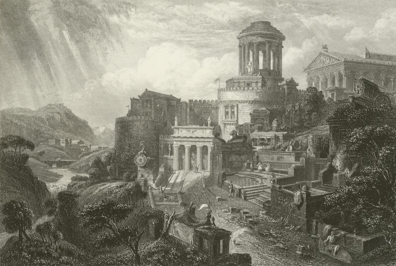 Bir Yunan şehrine giriş by English School