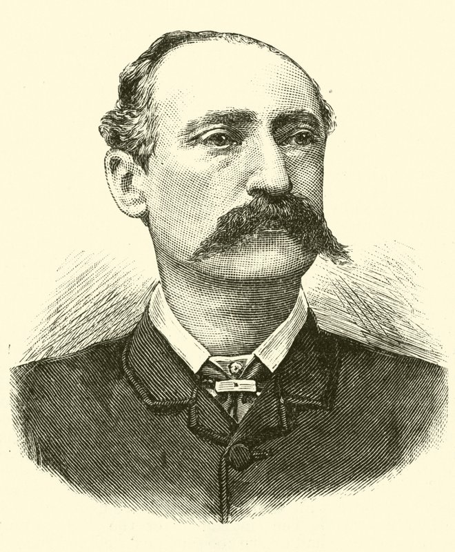 Ernest Giles (gravür) by English School