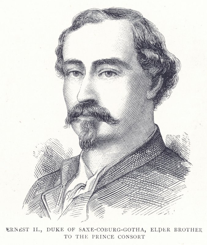 Ernest II, Saxe-Coburg-Gotha Dükü, Prens Eşinin Ağabeyi by English School