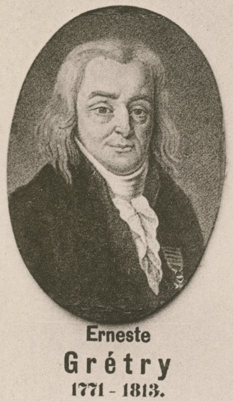 Erneste Gretry (gravür) by English School