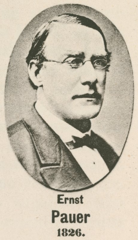 Ernst Pauer (gravür) by English School