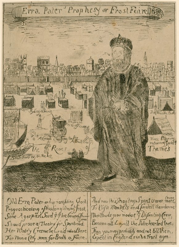 Erra Paters Frost Faire Kehaneti 1685 by English School