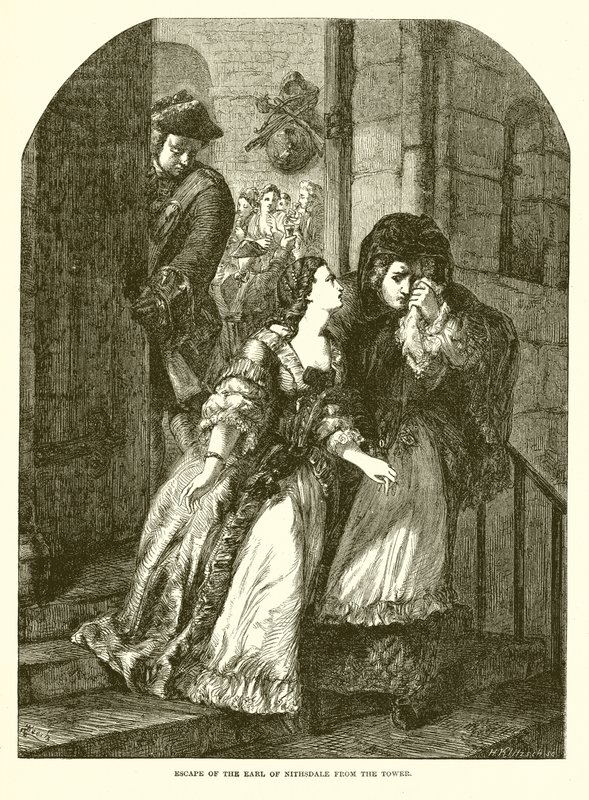 Nithsdale Kontunun Kuleden Kaçışı by English School