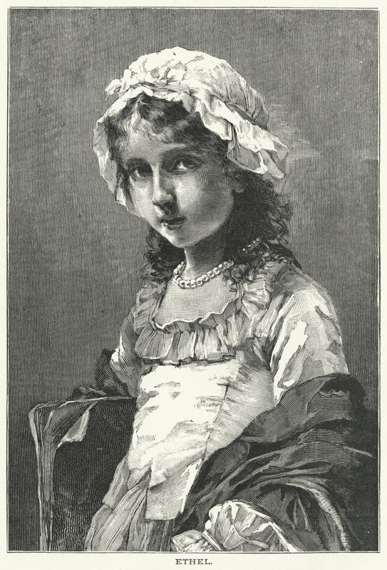 Ethel (gravür) by English School