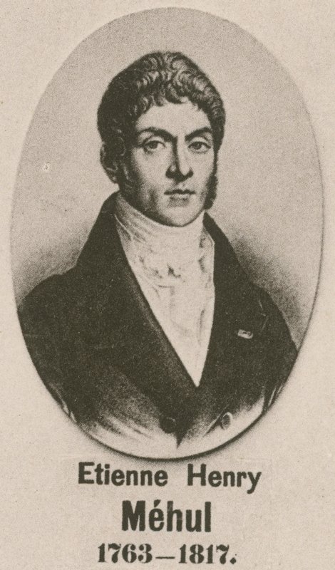 Etienne Henry Mehul (gravür) by English School