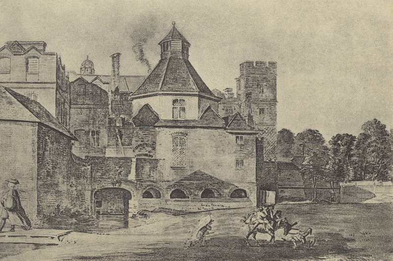Eton Koleji Mutfağı, c 1780 (gravür) by English School