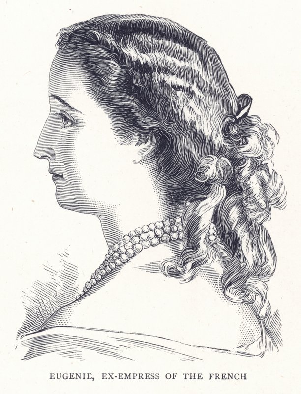 Eugenie, Fransızların Eski İmparatoriçesi by English School