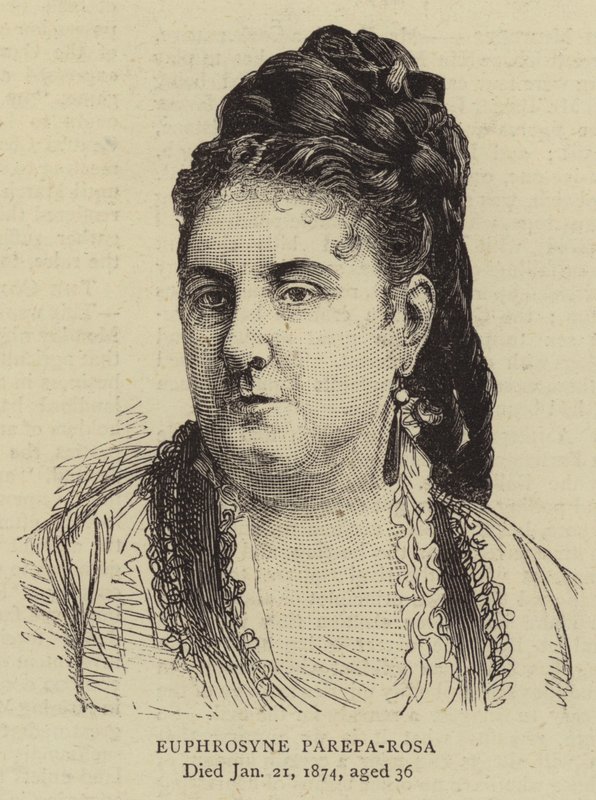 Euphrosyne Parepa-Rosa (gravür) by English School